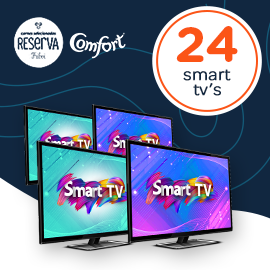 2 Smart TV’s por mês