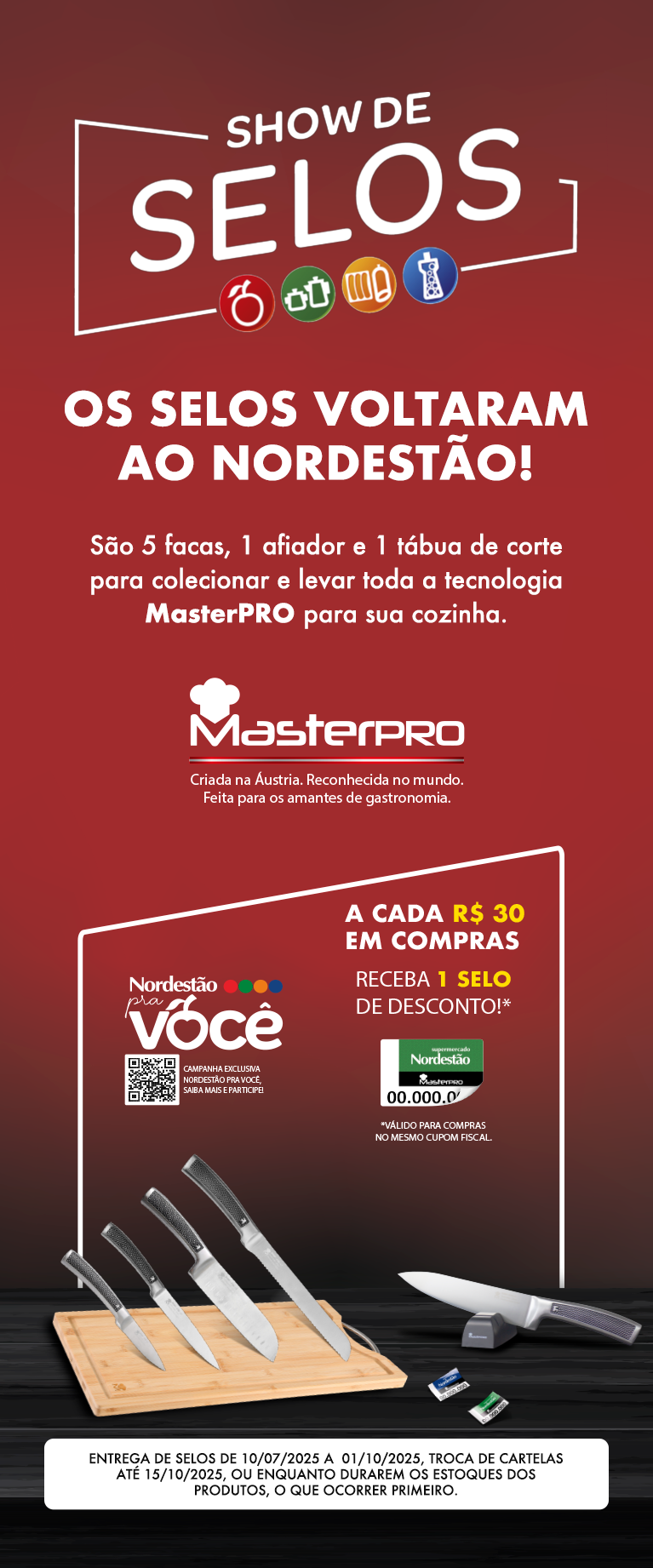 Arte campanha show de selos
